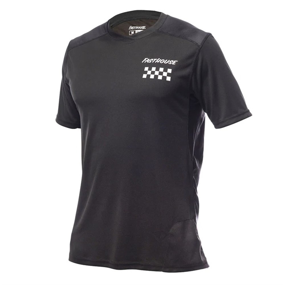 Fasthouse Alloy Rally Short Sleeve Jersey Black - Image 1