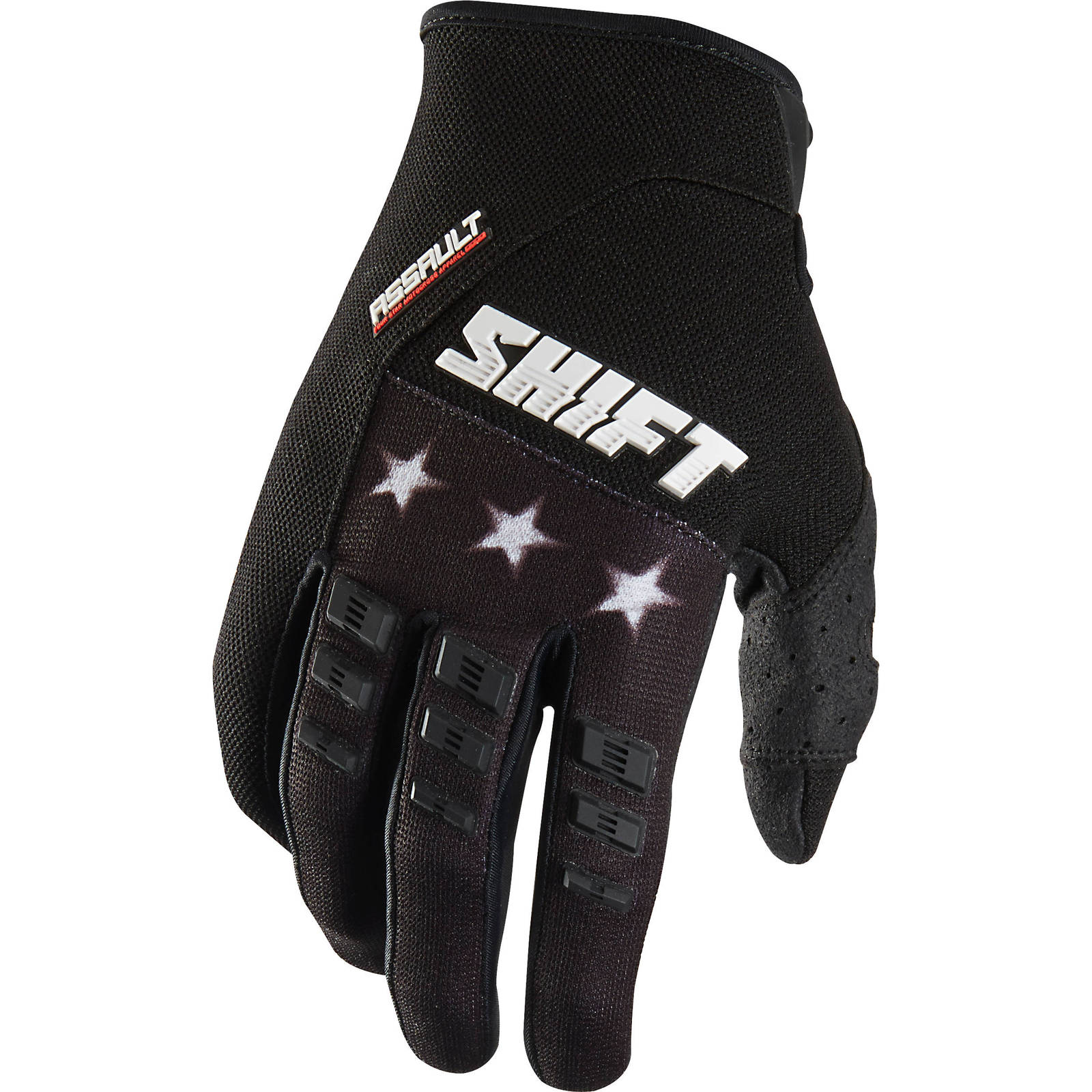 Motocross Gloves Shift 2015 Youth Assault Tough Guy Black - Image 1