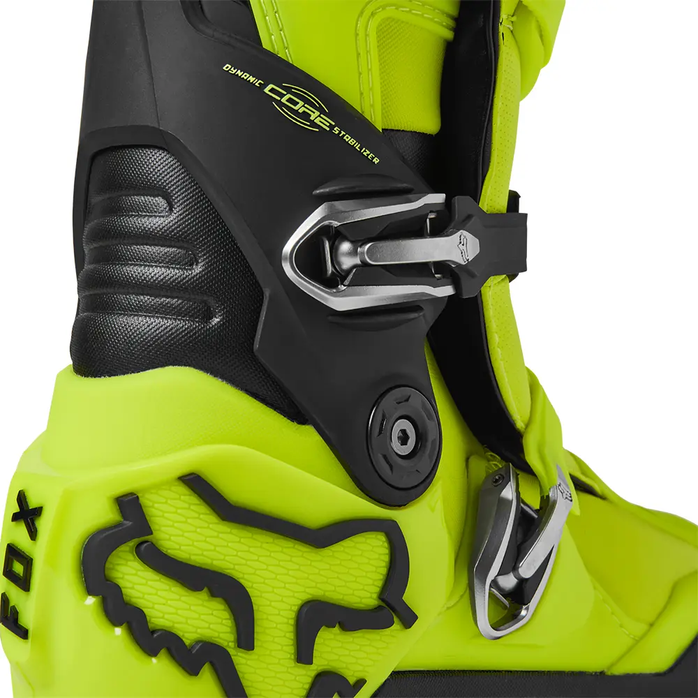 Fox Motion Motocross Boots Flo Yellow