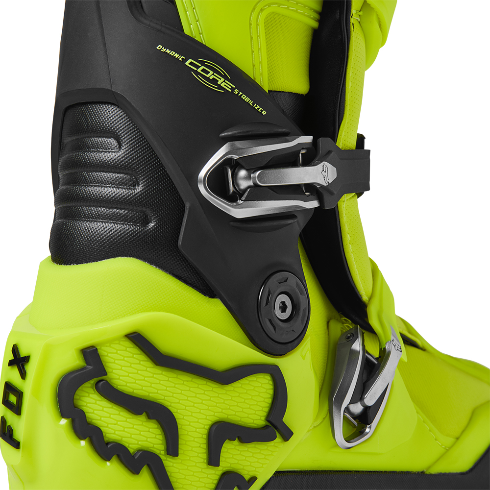Fox Motion Motocross Boots Flo Yellow - Image 8