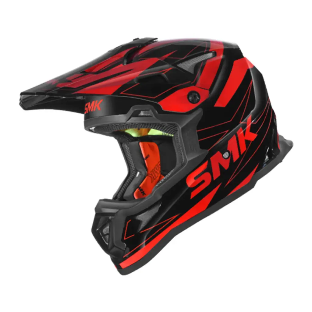 SMK Allterra Slope Motocross Helmet Black/Red