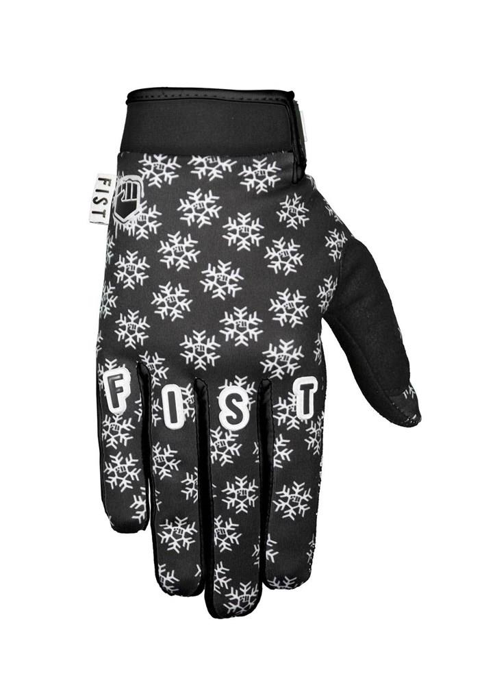 Fist Frost FIngets Cold Weather Gloves Snowflake Black - Image 1