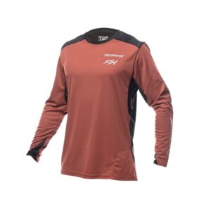 Fasthouse Alloy Rally Long Sleeve Jersey Youth Clay/Black - Image 1