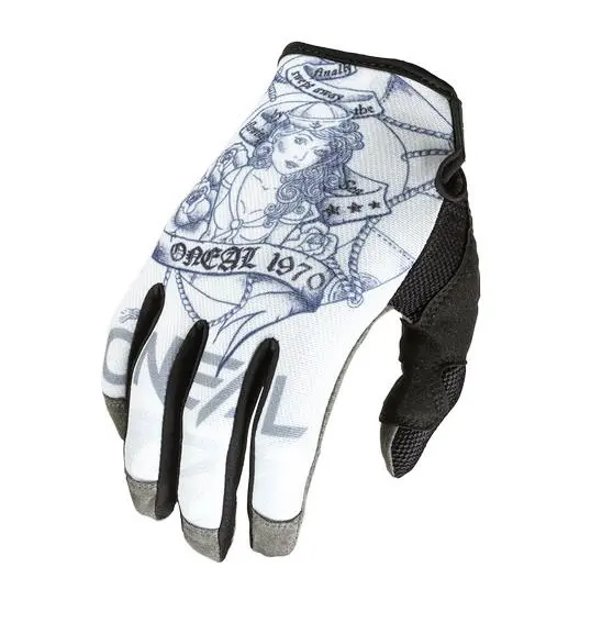 Oneal Mayhem Sailer Motocross Gloves White