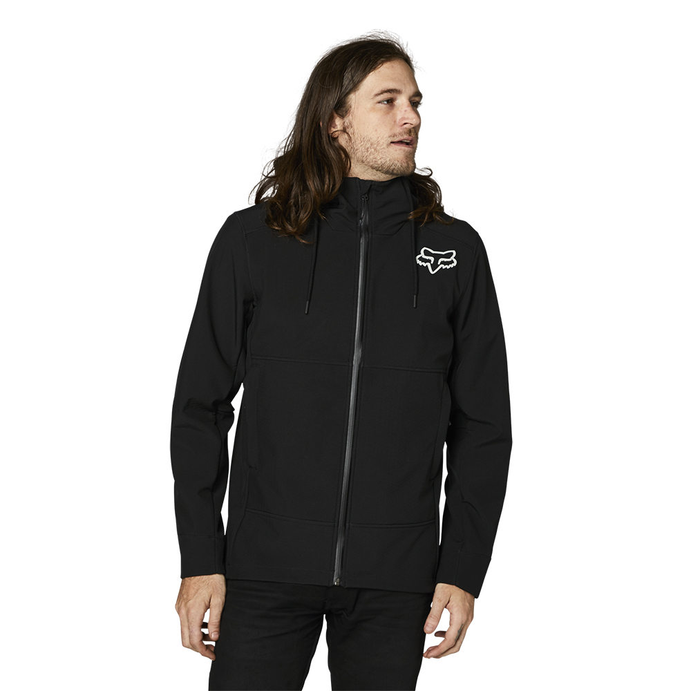 Fox Pit Jacket Black - Image 1