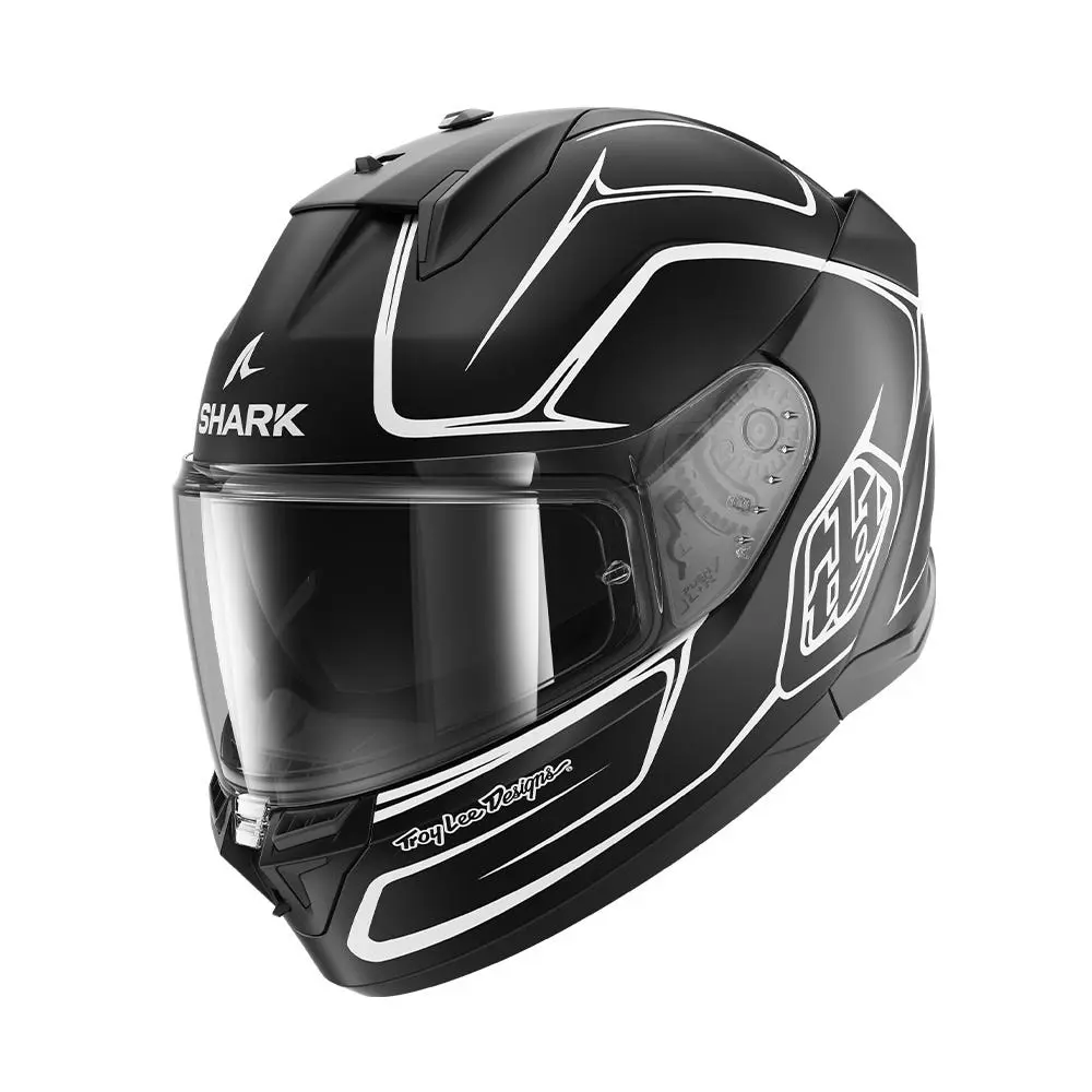 SHARK D-SKWAL 3 Drone Troy Lee Designs Road Helmet Black/White