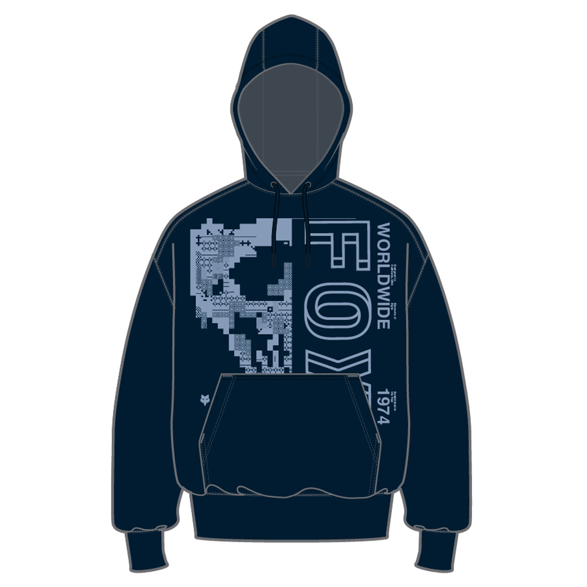 Image Skull Fleece Pullover - Image 1