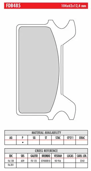 FERODO BRAKE BPADS
