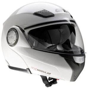 ** GIVI FLIP FACE HELMET WHITE MEDIUM ANTIFOG LENS - SALE - Image 1