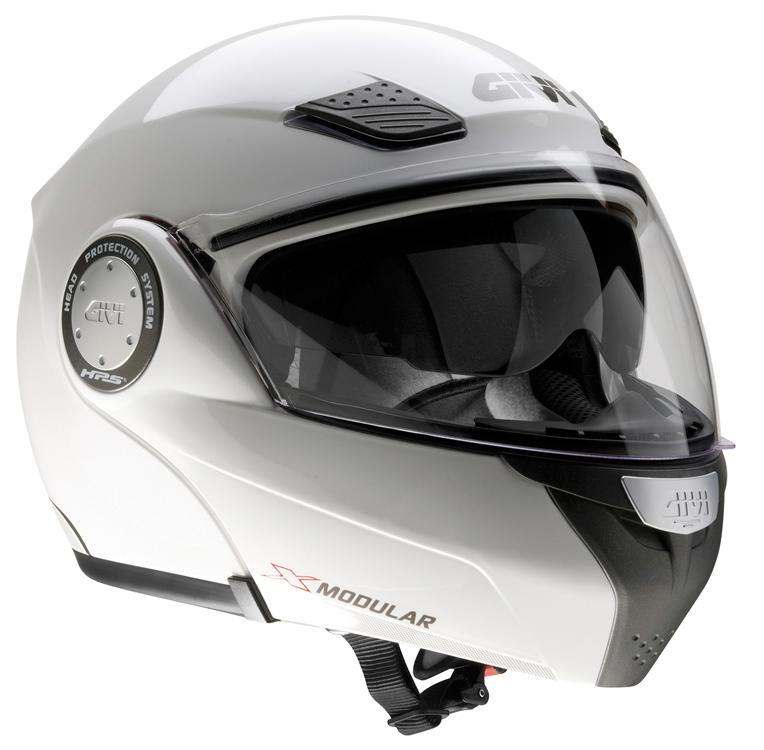 ** GIVI FLIP FACE HELMET WHITE MEDIUM ANTIFOG LENS - SALE - Image 1