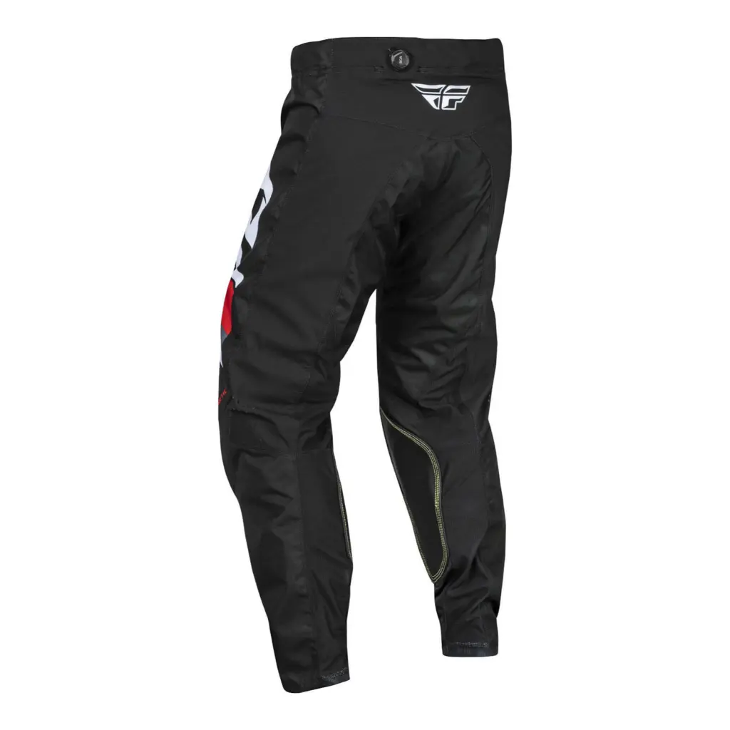 FLY Racing Kinetic Prix Motocross Pants Red / Grey / White