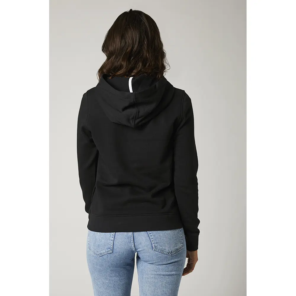 Hoodie Fox Richter Pullover Fleece Ladies Black