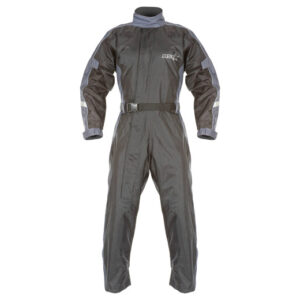 RST WATERPROOF 1 PC RAINSUIT [BLACK/SILVER] 40 S - Image 1