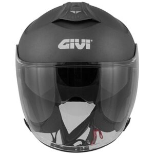 Givi X22 Planet Jet Open Face Helmet Titanium - Image 1