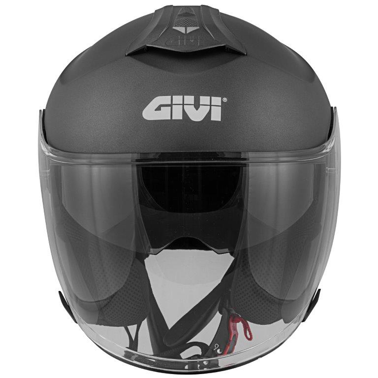 Givi X22 Planet Jet Open Face Helmet Titanium - Image 1