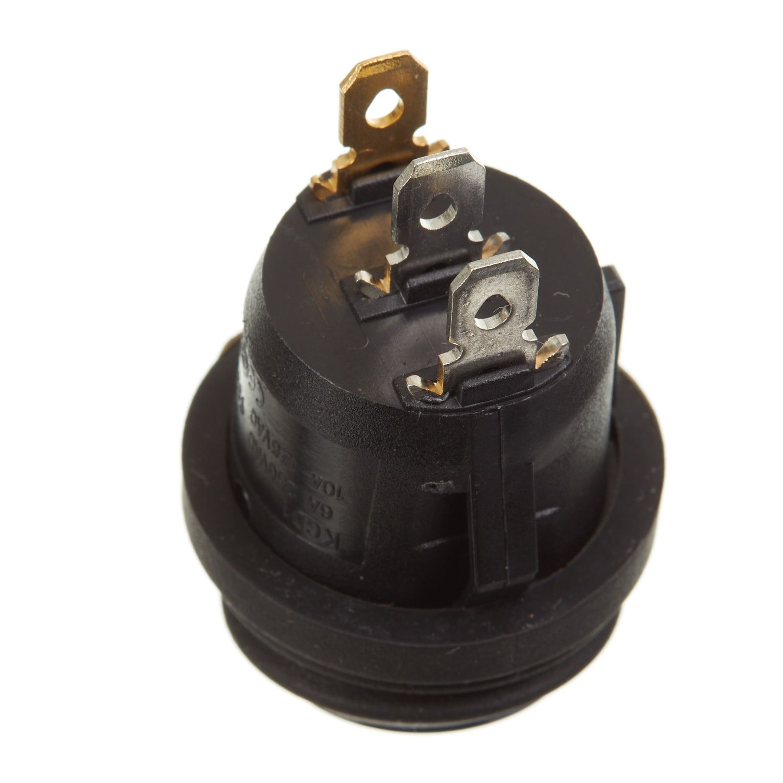 WHITES 12V ROCKER SWITCH ON-OFF BLU WATERPROOF ROUND - Image 2