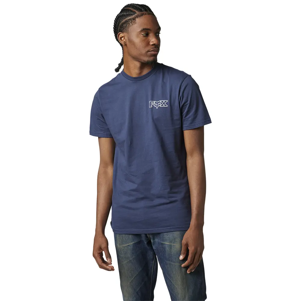 Fox Out and About Premium Tee Deep Cobalt