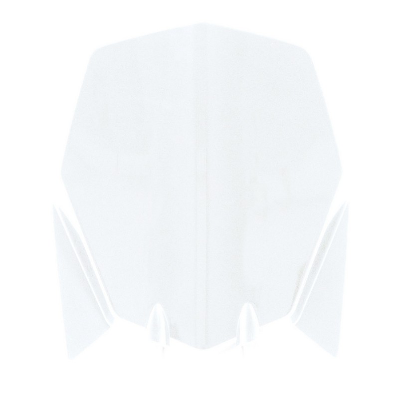 NUMBER PLATE RTECH HUSQVARNA TC449 TE449 TC511 TE511 11-13 WHITE - Image 1