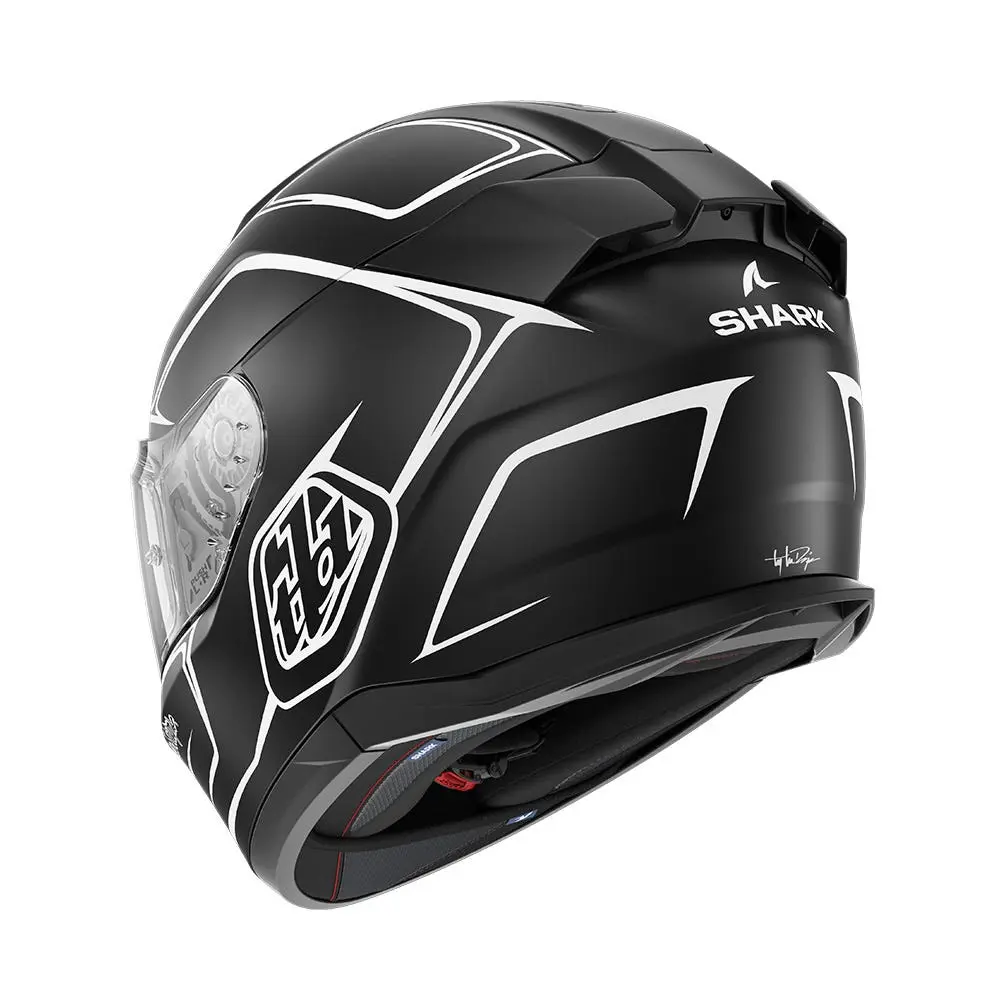 SHARK D-SKWAL 3 Drone Troy Lee Designs Road Helmet Black/White