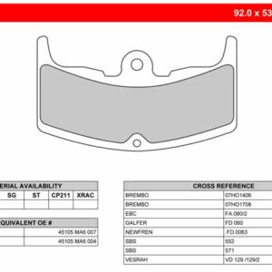 FERODO BRAKE BPADS 312ST - Image 150