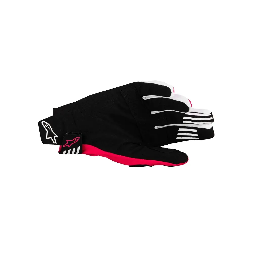 Alpinestars Techstar Motocross Gloves Black/Pink Fluoro