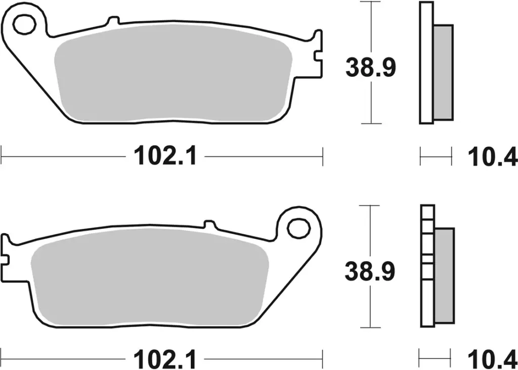 SBS 654LS Rear Brake Pads