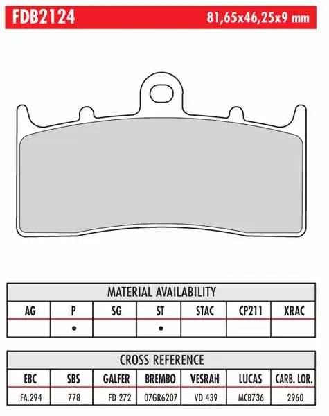 FERODO BRAKE BPADS
