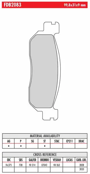 FERODO BRAKE BPADS