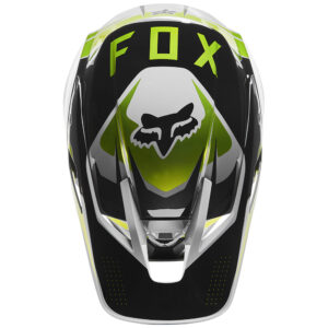 Motocross Helmet Fox V3 RS Mirer Flo Yellow - Image 3