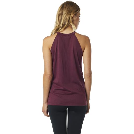 Fox 4 Ever Tank Ladies Merlot - Image 2