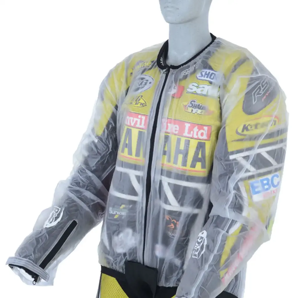 R&G 2XL Waterproof Race Rain Jacket transparent XXL