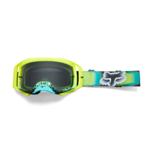 Fox Airspace Horyzn Motocross Goggles Flo Yellow with Grey Lens - Image 2
