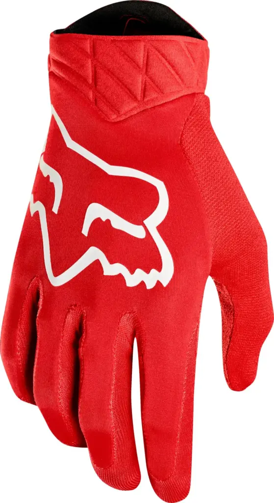 Fox Airline Motocross Gloves Red