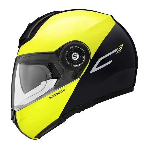 Schuberth C3 Pro Split Yellow Road Helmet