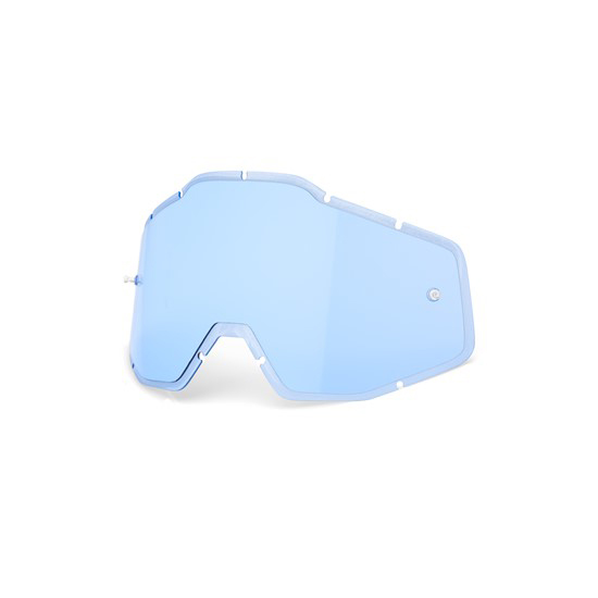 100% Adult Injected Lens Blue Anti-Fog - Racecraft/Accuri/Strata - Image 1