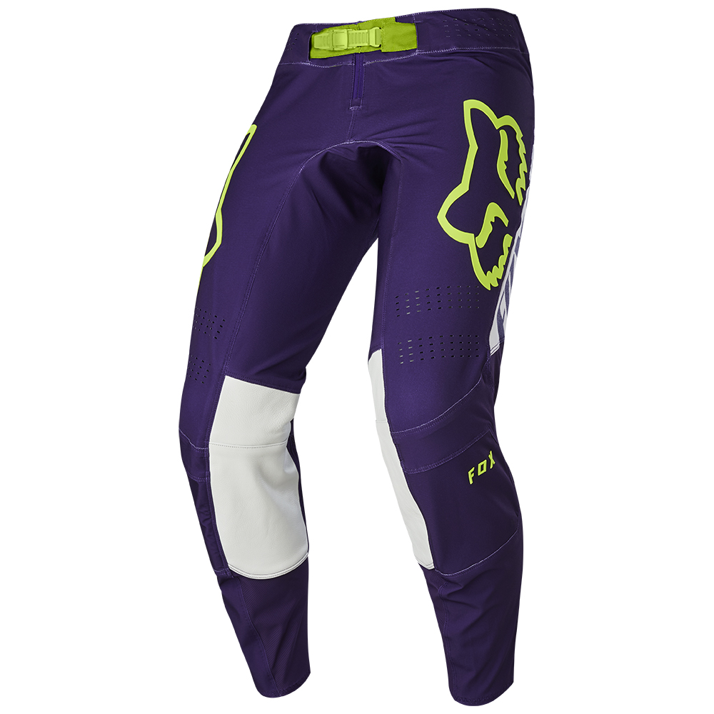 Motocross Pants Fox Flexair Honr Purple/Yellow - Image 1