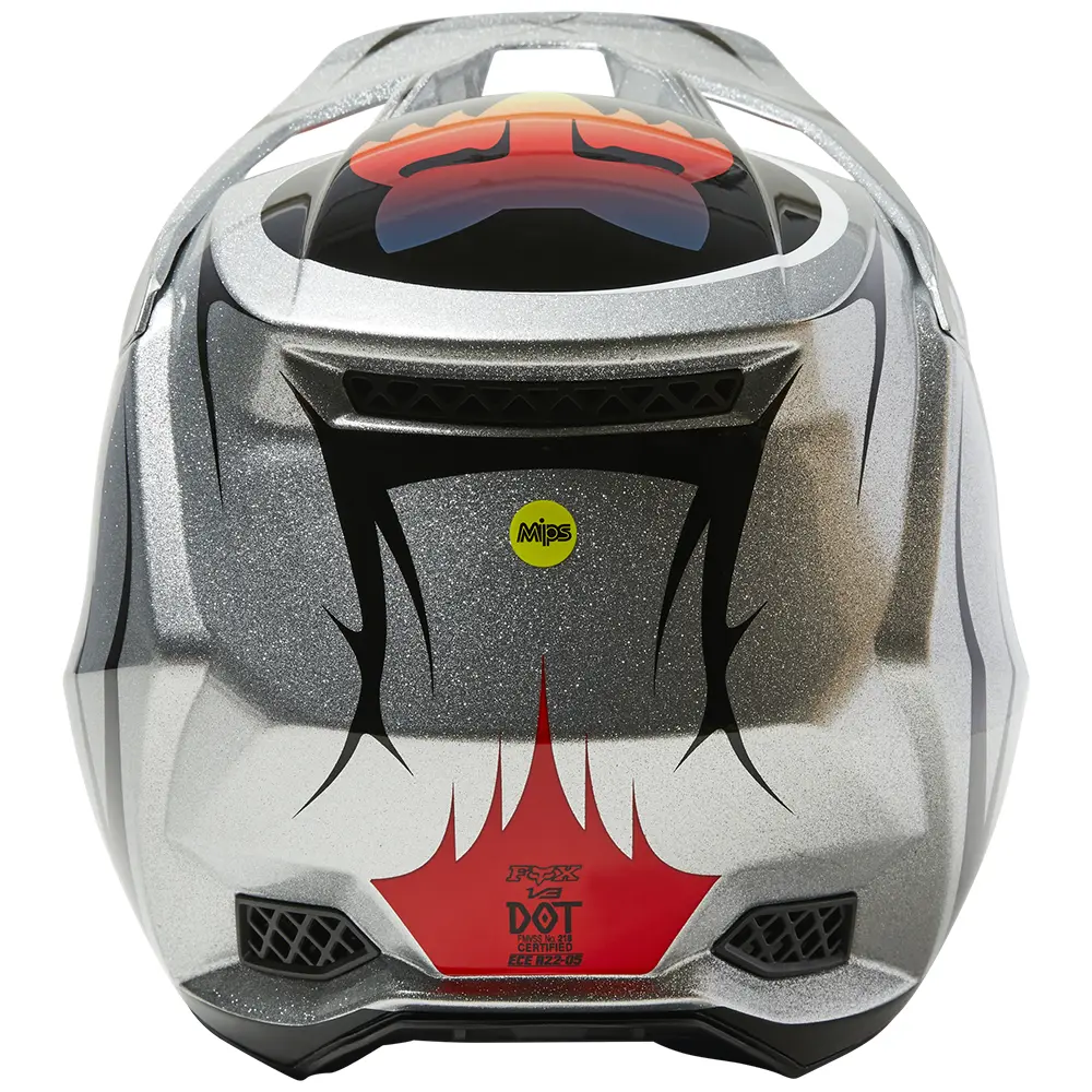 Fox V3 RS Skarz Motocross Helmet Multi