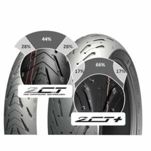 Michelin Pilot Road 5 Set 190/55-17 and 120/70-17  Rear Sport/Touring Tyre - Image 6