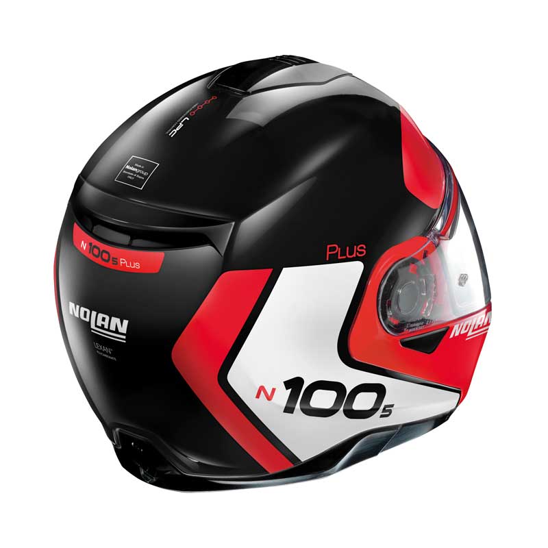 HELMET N1005 PLUS BLACK/RED/WHITE XXL - Image 6