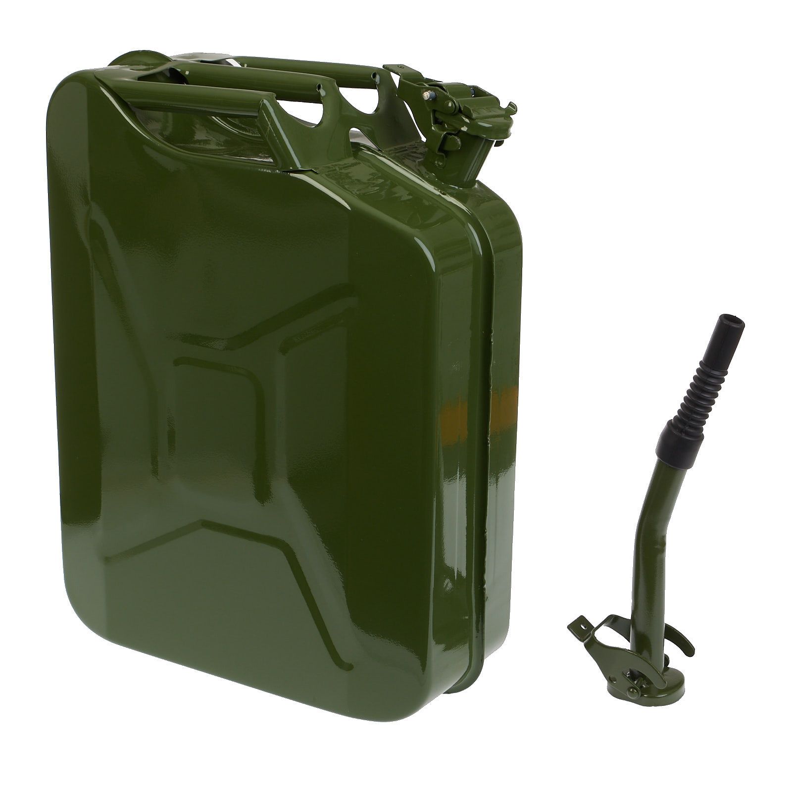 WHITES METAL JERRY CAN 20L WITH FLEX SPOUT - Image 1