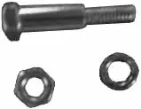 LEVER BOLT & NUT CHROME LONG