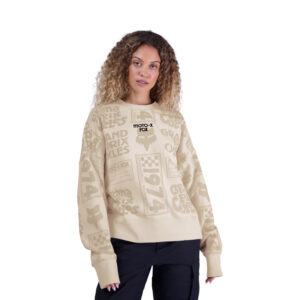 W Circa 74 Oversized Fleece Crew - Image 1