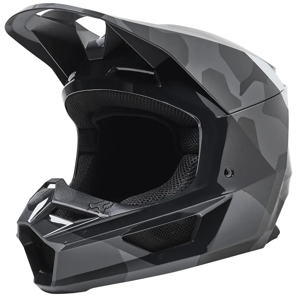 Fox Youth V1 BNKR Helmet Black Camo