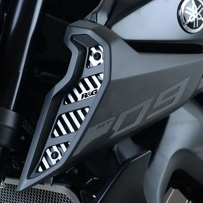 Air Intake Covers- Yamaha MT09 PR st/less steel 2017- R&G
