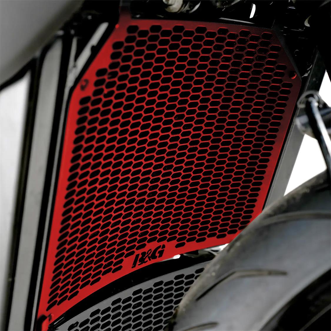 PRO Radiator Guard for MV Agusta Brutale 800RR 22--Dragster 800RR 21- Red R&G - Image 1