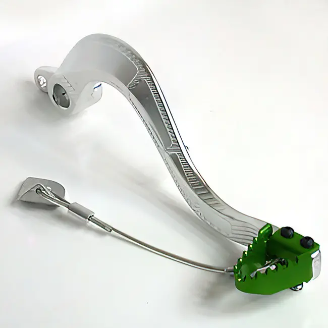 *Brake pedal KXF450 green tip w/brake snake Tech7