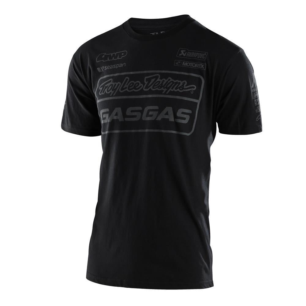Troy Lee Designs x GasGas Team Tee Black - Image 1