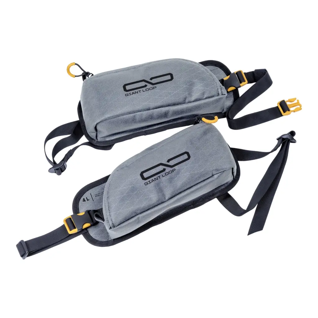 Giant Loop Pannier Pockets (Pair) Grey (4L)