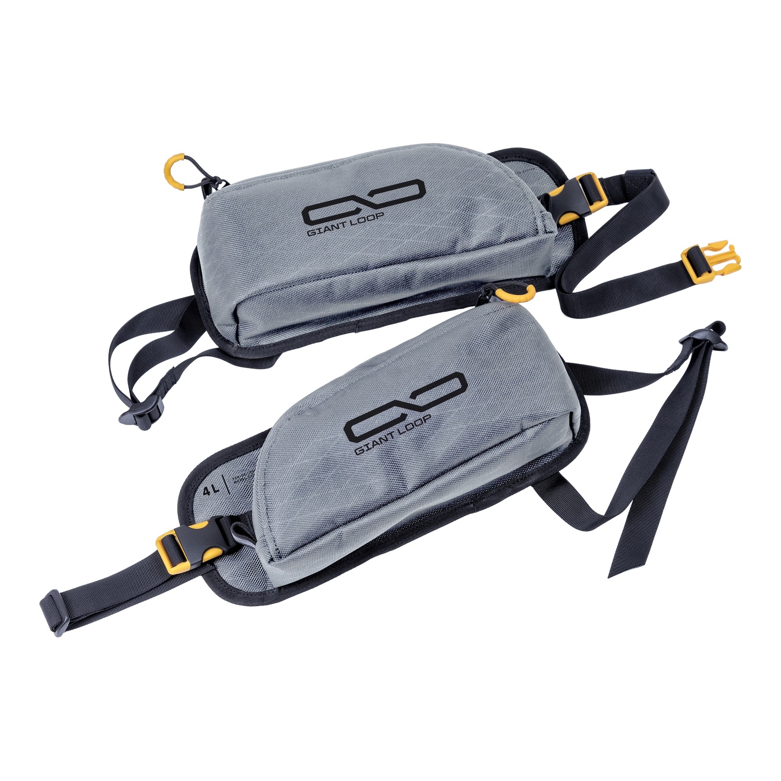 Giant Loop Pannier Pockets (Pair) Grey (4L) - Image 1