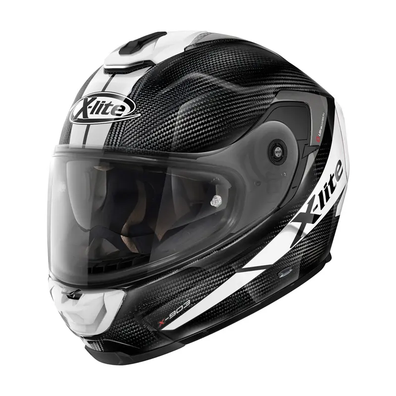Nolane X-Lite X903 Ultra Carbon Grand Tour Road Helmet Carbon/White
